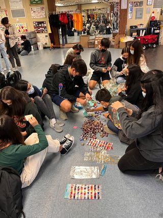 FindKind members make goodie bags for essential workers in step with their theme of gratitude for November 