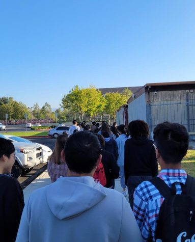 On the way to the AP Calculus AB exam, students are seen walking to the St. Paul Apostle Church where the exam was taking place. 