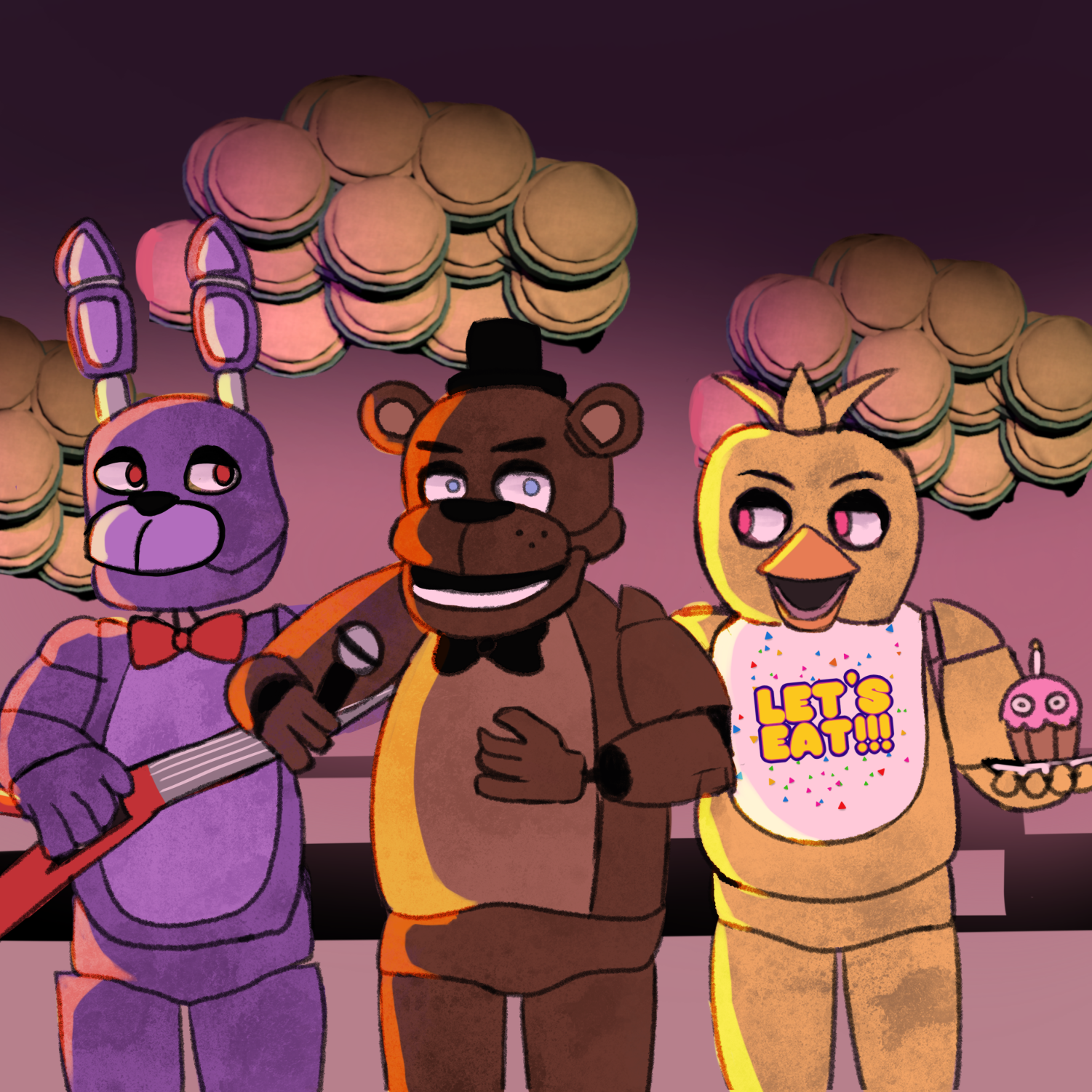 IT'S US! - (Fan-Made Drawing Teaser Poster for the FNaF Movie). Hope y'all  like it - (Ft.: Golden Freddy, Evan Afton, and Abby Schmidt). :  r/fivenightsatfreddys