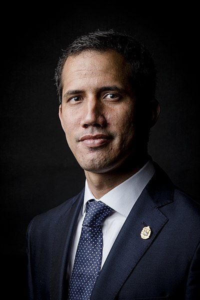 Portrait of Juan Guaidó by Wikimedia Foundation.
