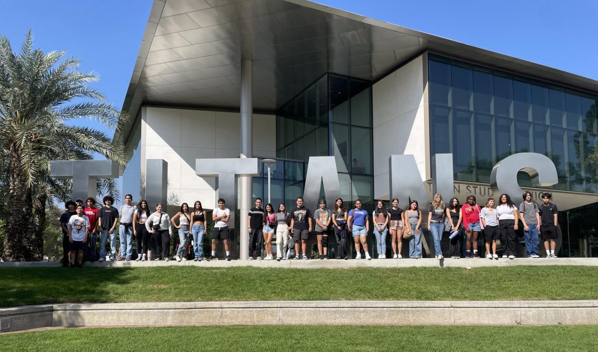 The+AVID+class+recently+visited+Cal+State+Fullerton+as+part+of+the+college+tours+offered+in+the+class.+Students+were+able+to+get+insight+on+the+overall+college+experience+as+well+as+what+they+should+be+looking+for+when+researching.+%E2%80%9CIt+is+important+to+start+early+in+the+college+process+as+college+is+a+part+of+a+majoritys+future%2C%E2%80%9D+Austin+Elder+%2811%29+said.+%E2%80%9CBest+to+be+able+to+ponder+on+colleges+over+a+couple+of+years+%5Brather%5D+than+just+the+few+months+in+senior+year.%E2%80%9D