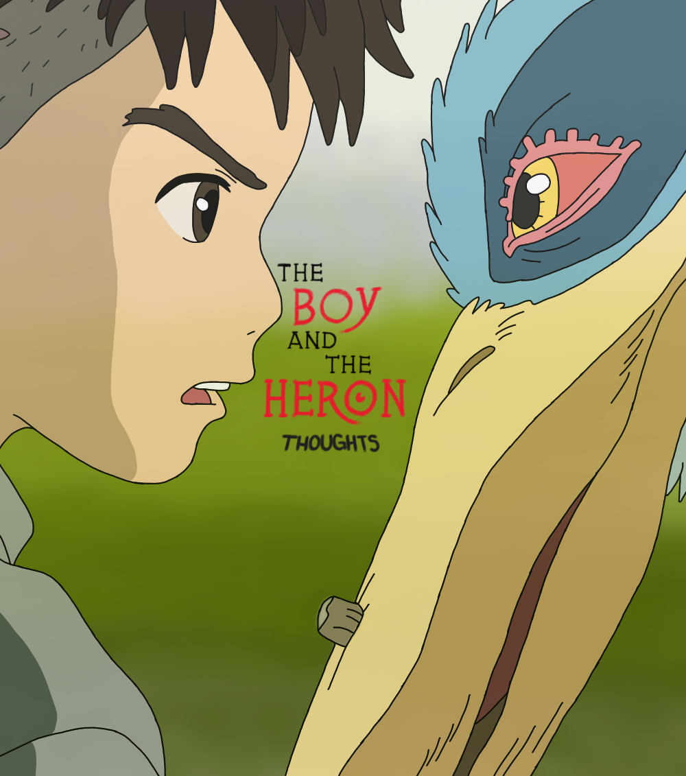 The Boy and the Heron is a symbolic movie that shows how the main character, Mahito, copes with his grief while going into another world finding more about his family.  