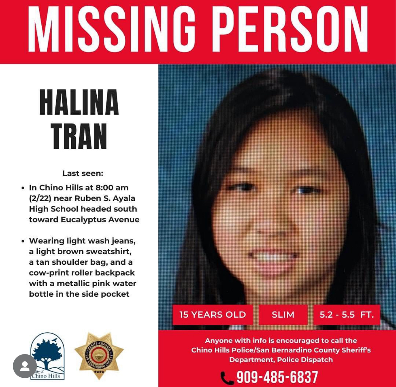 Missing student Halina Tran found – Bulldog Times