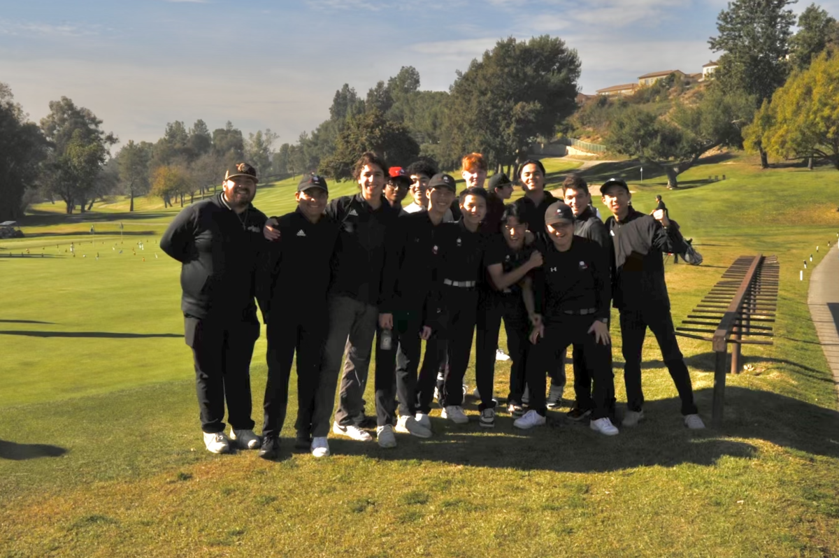 Members of the Ayala Boys Golf team pose at the 5th annual Ayala Golf Classic.