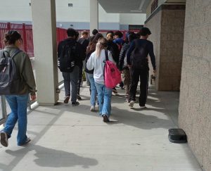 Have you ever tried walking from class to class, but ended up being stopped by a mob? Welcome to high school where people have more common sense in AP Calculus than they do while walking in the hallways.
