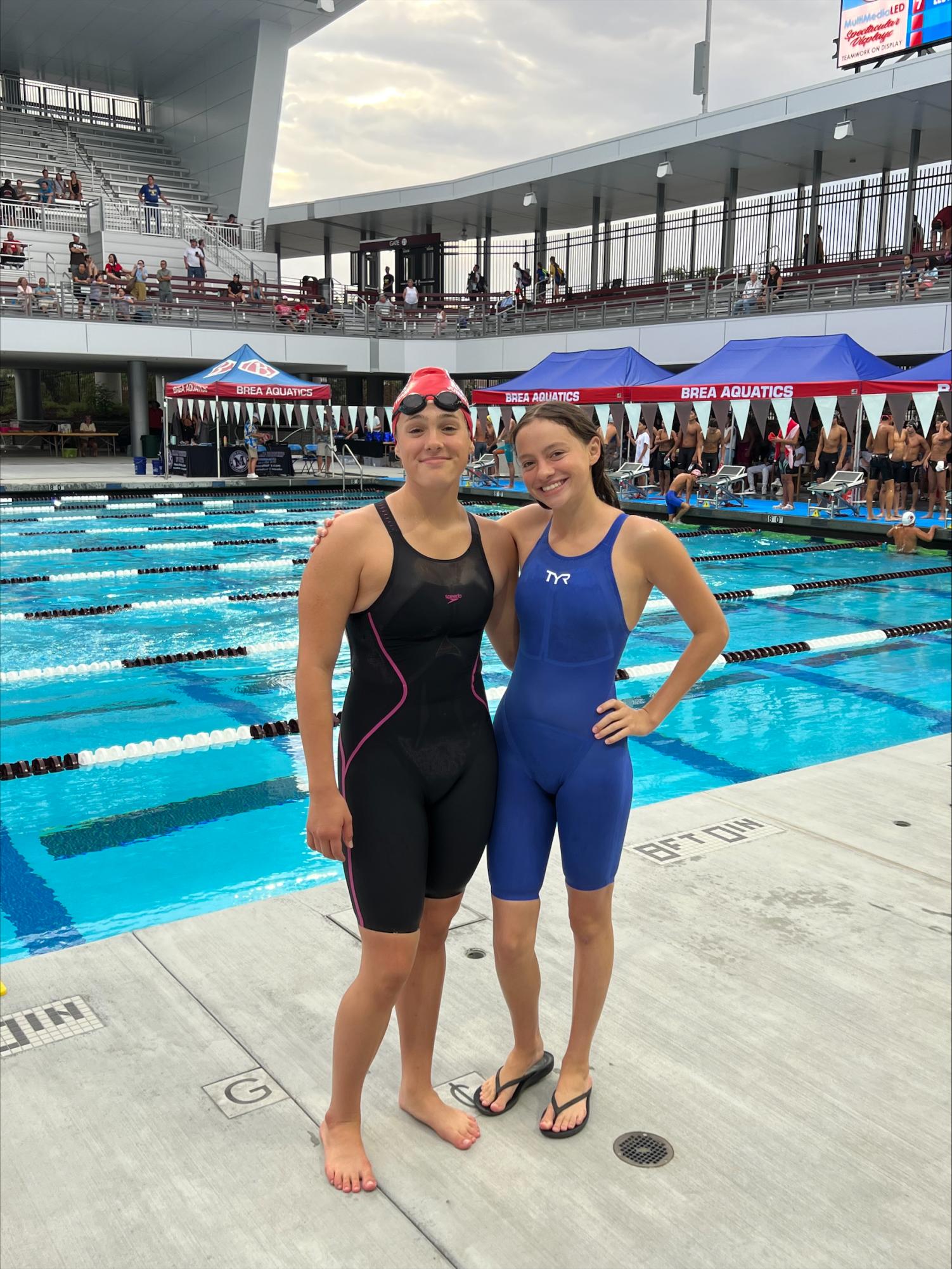 Ayala High School Swimmers Riley and Daniella Stabio Make a Splash in ...