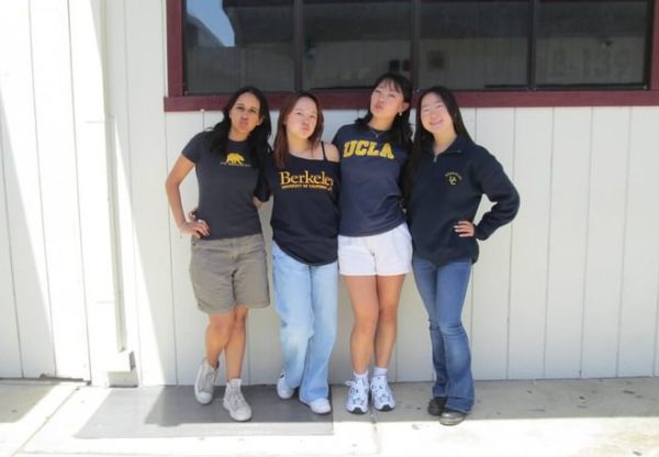 With many seniors committing to their colleges for the next four years, the Class of 2024 brought home impressive acceptances as they prepared for graduation. Ashna Bhandari (12), Isabella Liang (12), Laurie Park (12), and Clarisse Nikaido (12), celebrate their committed colleges, proudly wearing UCLA and UC Berkeley apparel.