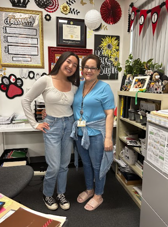 During her four years of high school, Adrielle Dumandans (12) all time favorite teacher was Ms. Susan Taja, her College Prepe Government teacher. She was always really down to earth and patient with her students, Adrielle said. She felt like my friend and teacher at the same time.