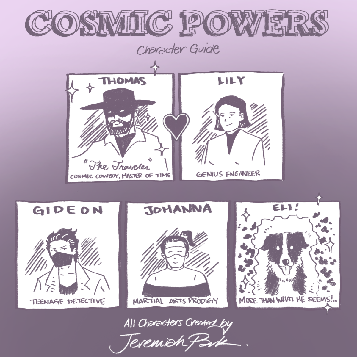 Cosmic Powers: Character guide