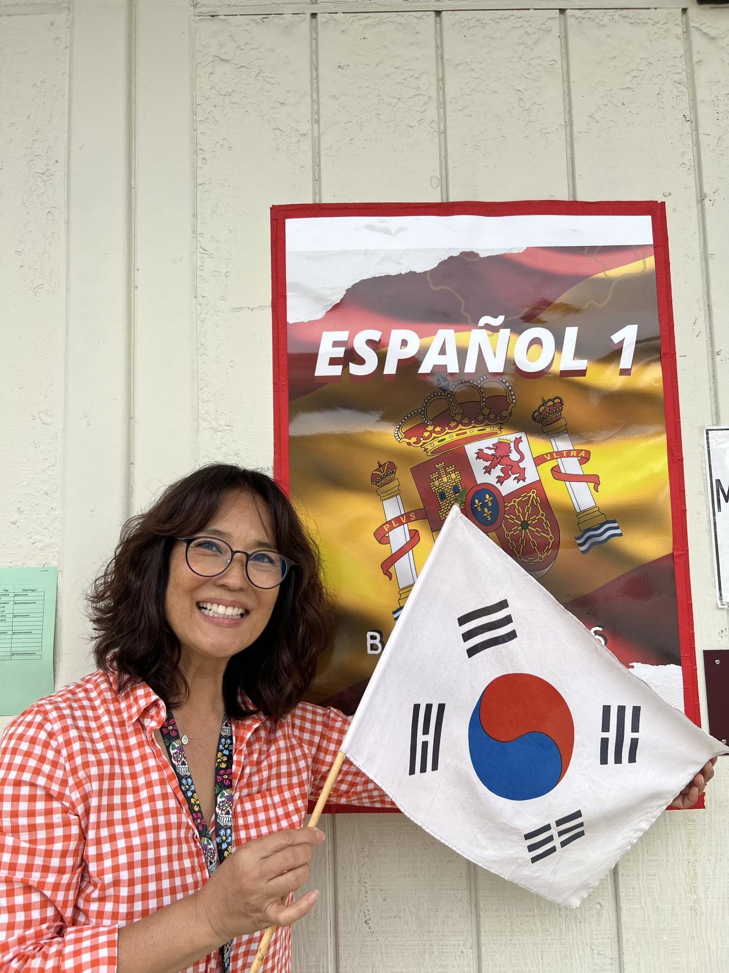 Despite being Korean, Joanne Park a beloved teacher at Ayala loves teaching Spanish to her students.