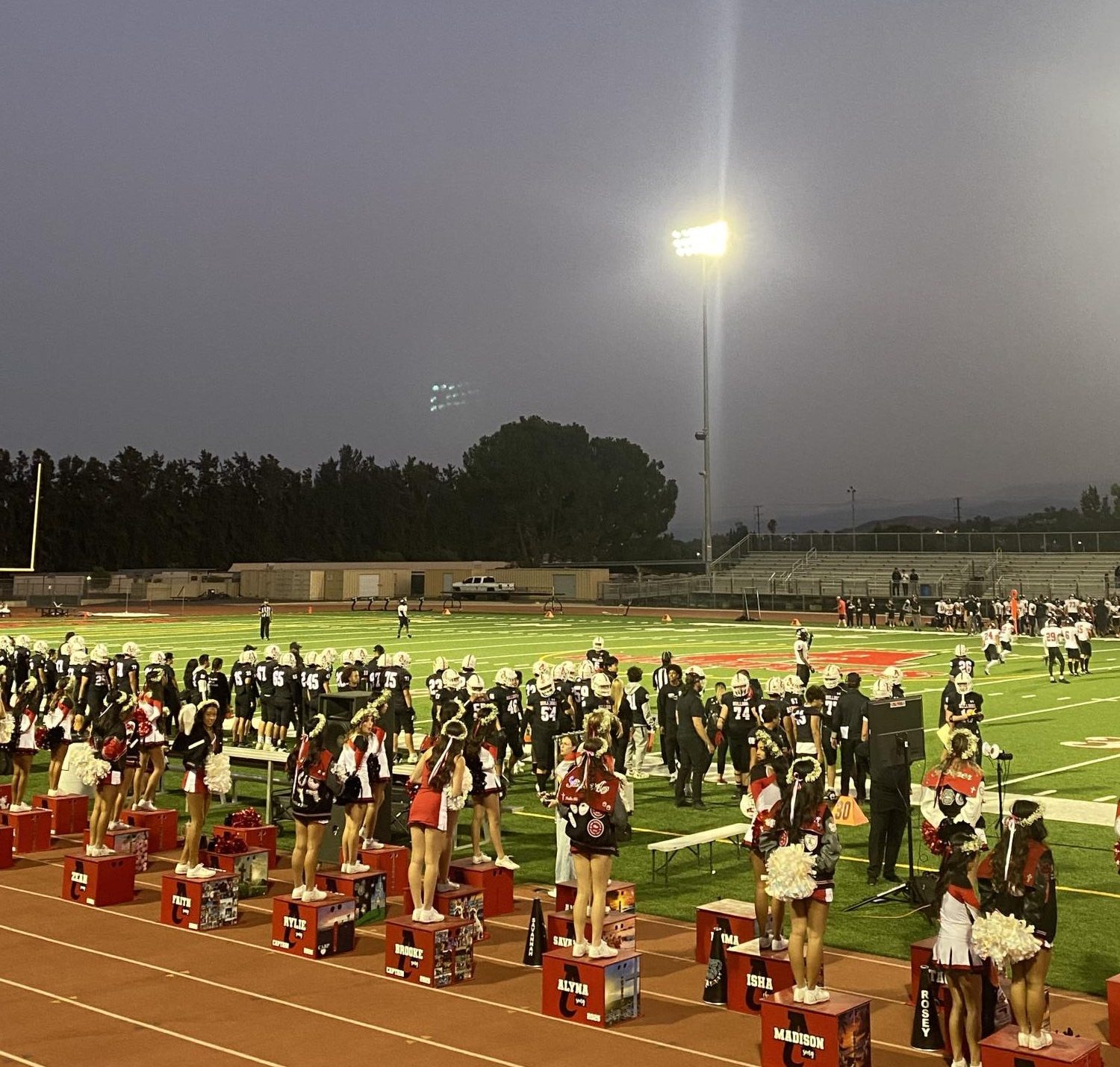 Despite losing the homecoming game on September 20 against Glendora's Tartans, this was one of the best performing games for the Varsity team.