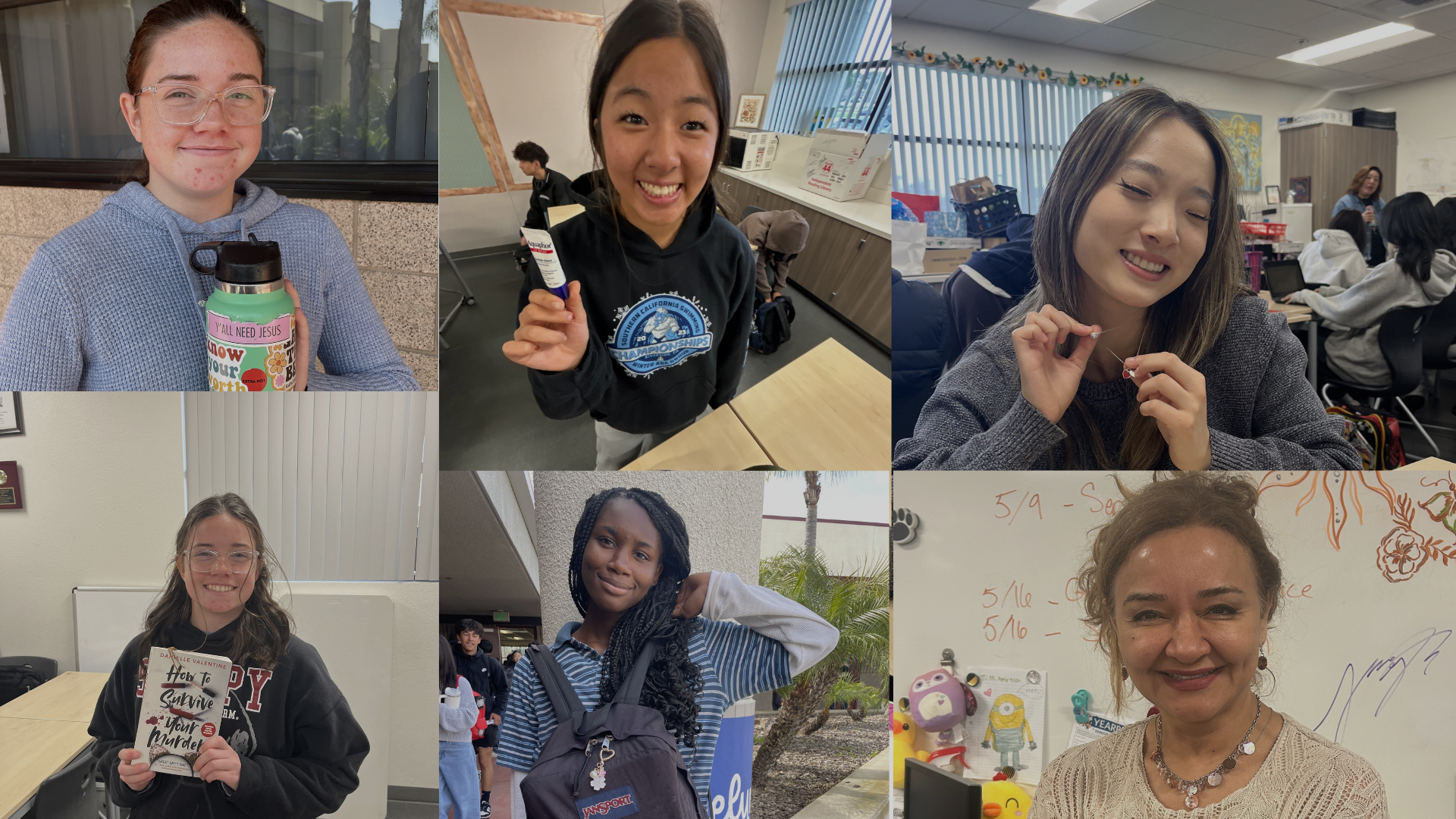 In the spirit of St. Patrick's Day, students shared their lucky charms that they bring daily for tests, assignments, or just getting through the long day.