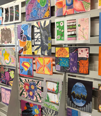 Many talented students of Ayala showcase their artworks in the Ayala school library. “I’d say that creativity has become my whole personality, I really enjoy it," Dodie Wong (12) said. 