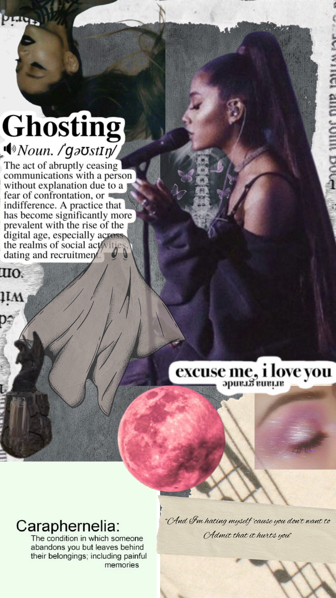 Ariana Grande tells her unique story with grief to help others feel less alone in the journey in "ghostin."