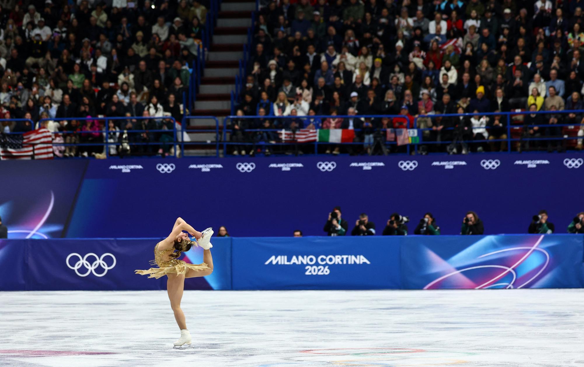 Alysa Liu of United States performs during the Free Skating.